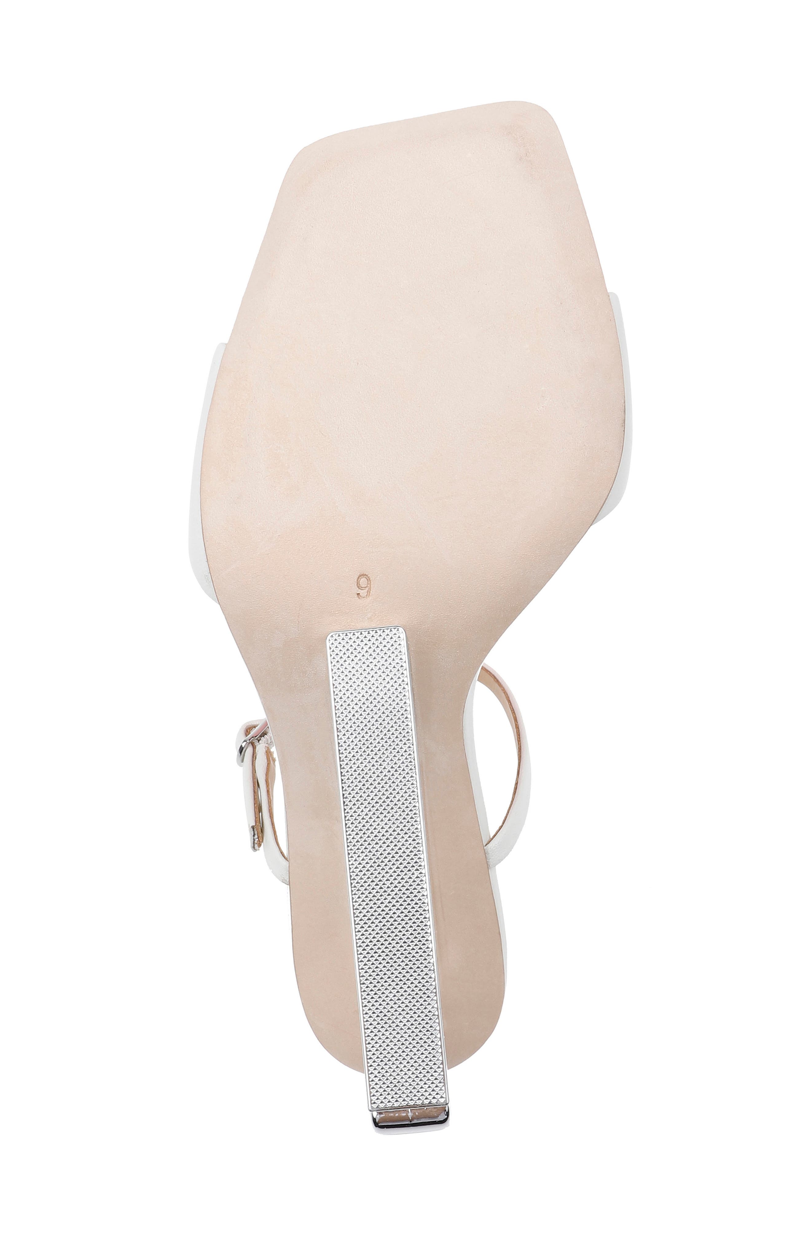 Luna Wedge Slide Sandal, Alternate, color, WHITE LEATHER