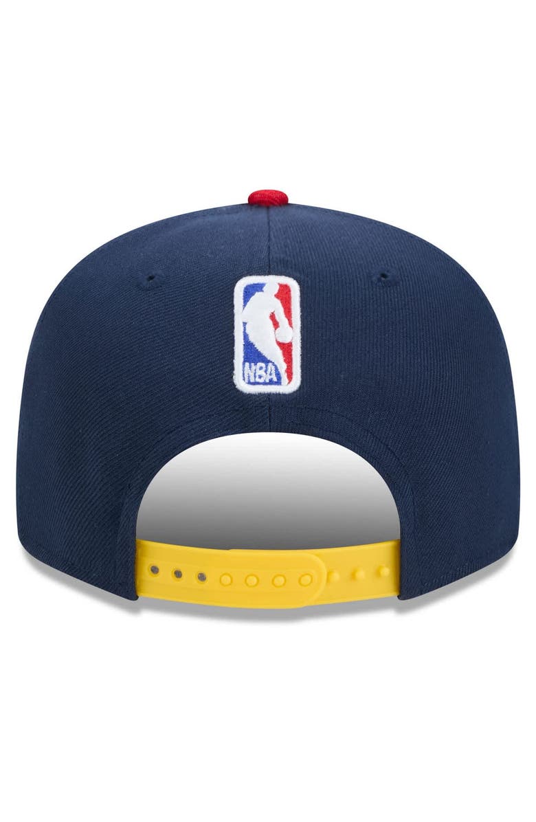 New Era Men's New Era Navy Golden State Warriors 2024/25 City Edition 9FIFTY Snapback Hat, Alternate, color,