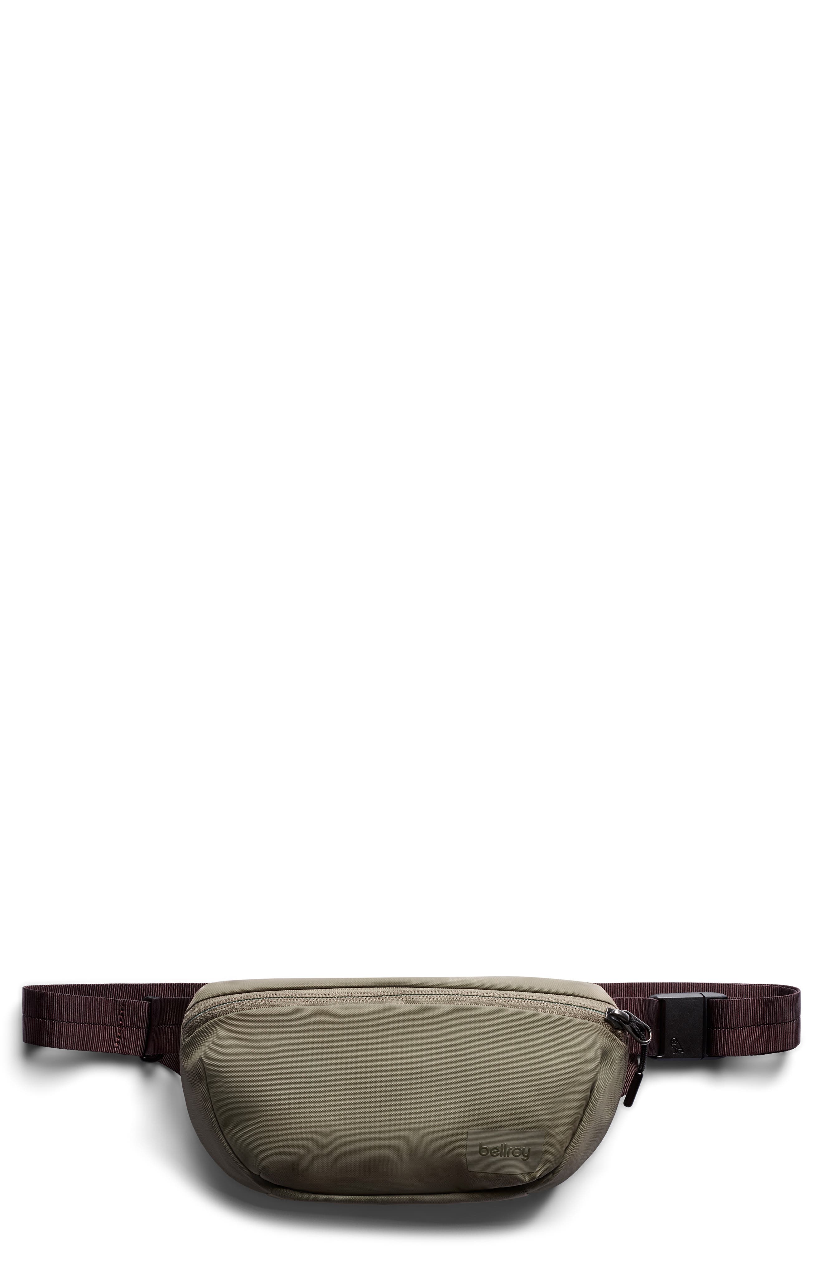 Bellroy Laneway Water Repellent Belt Bag, Main, color, Seakelp