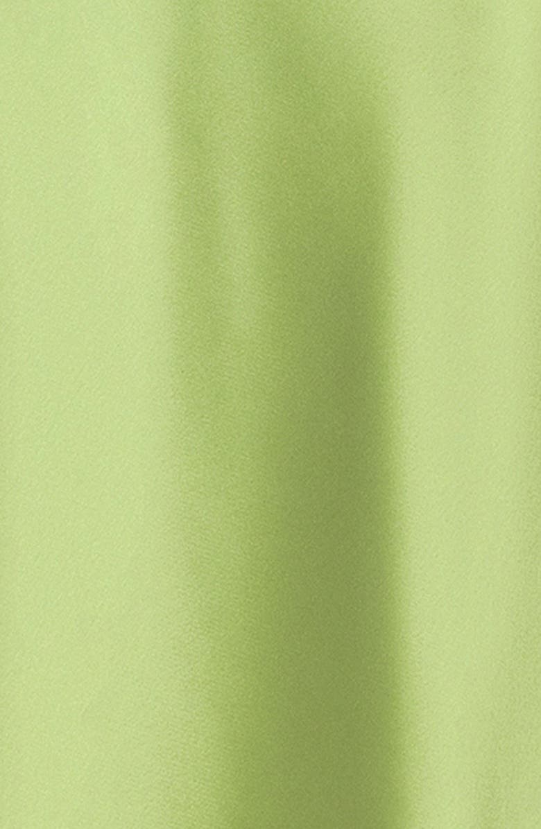 Xscape Evenings Halter Neck Satin Trumpet Gown, Alternate, color, Lime