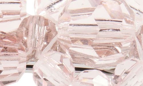 Simone Rocha Mini Crystal Flower Hair Clip In Pale Pink