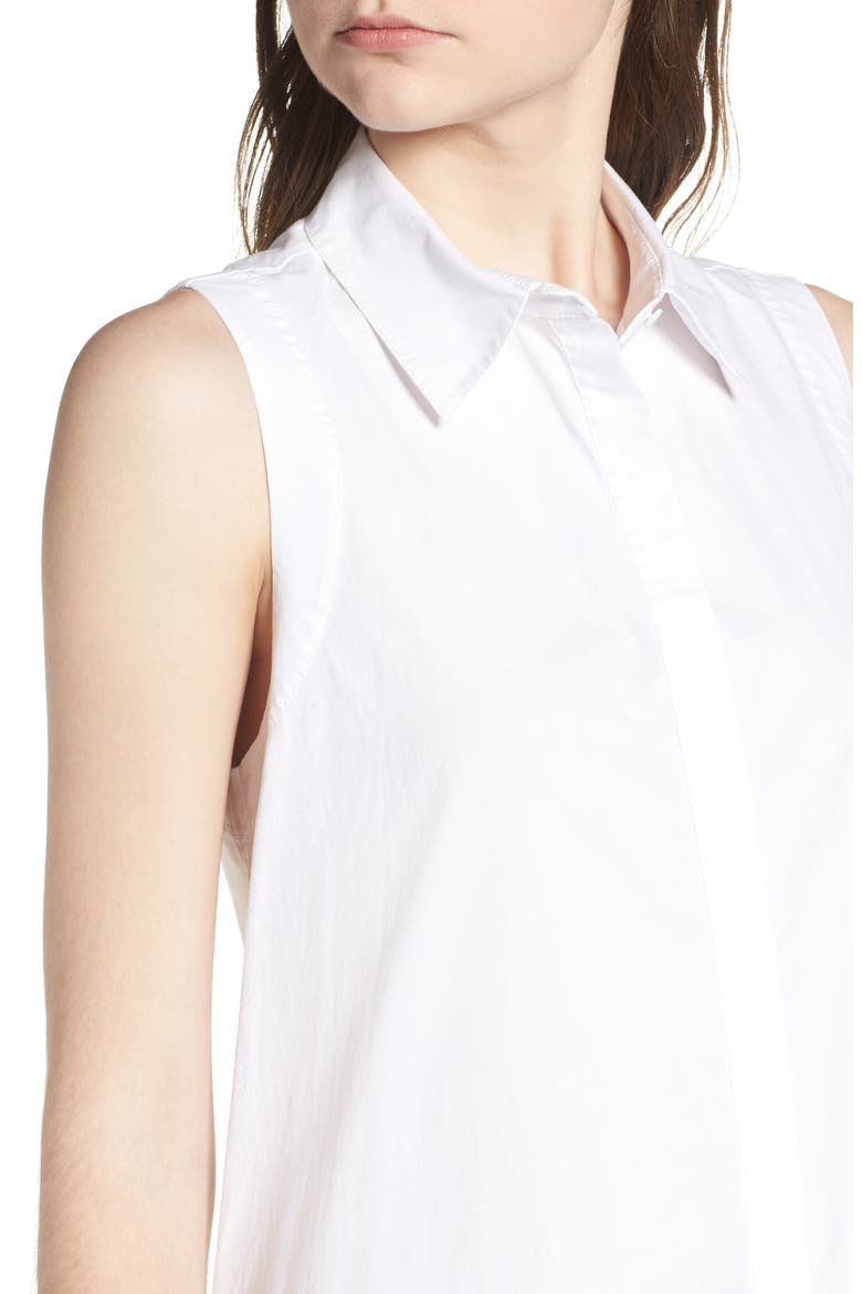 Clover Shirtdress, Alternate, color, TRUE WHITE