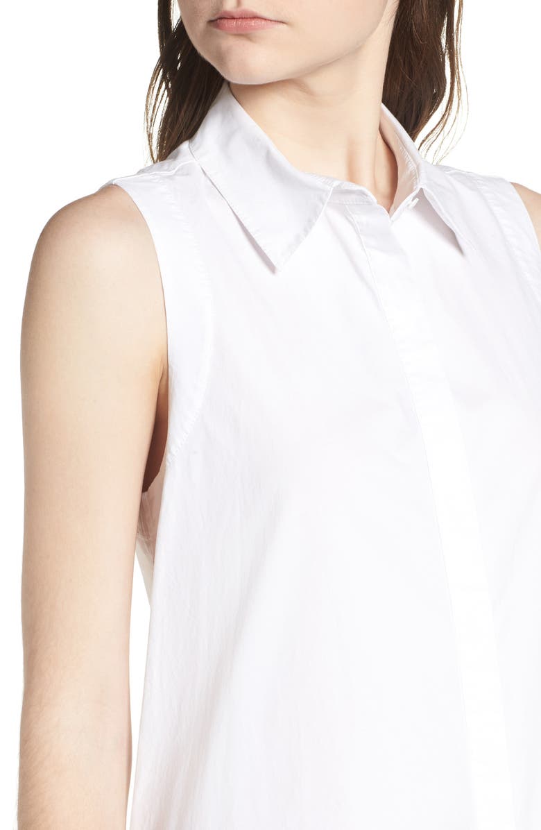 AG Clover Shirtdress, Alternate, color, True White