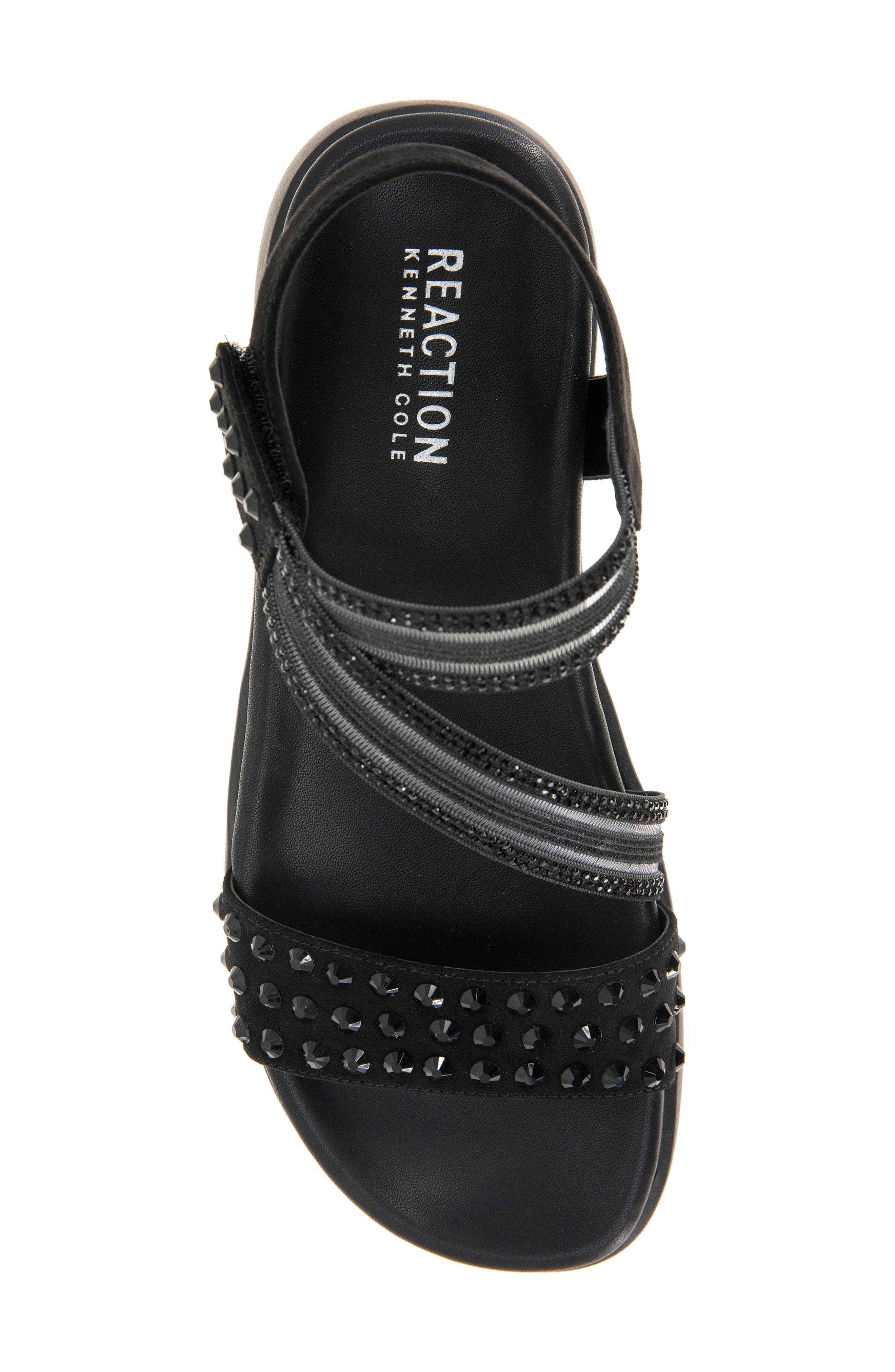 Reaction Kenneth Cole Taryn Rhinestone Strap Sandal, Alternate, color, 