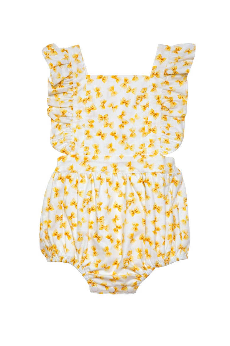 Ruffle Sleeve Bubble Romper, Main, color, Pasta