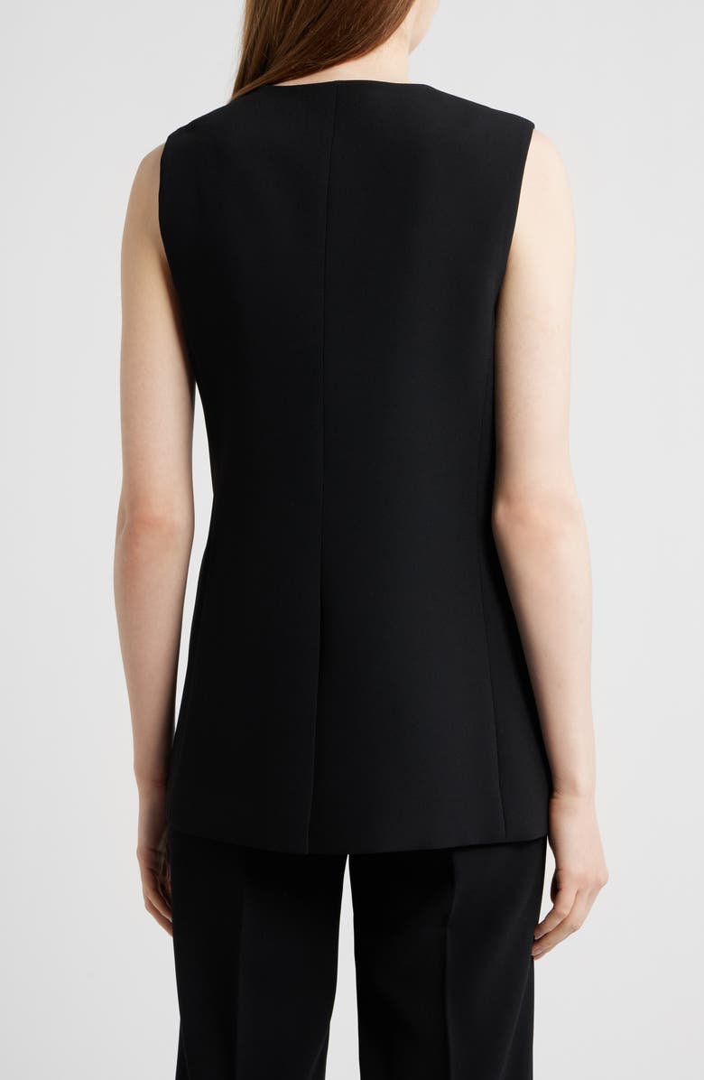 KOBI HALPERIN Kim Button Knit Vest, Alternate, color, Black
