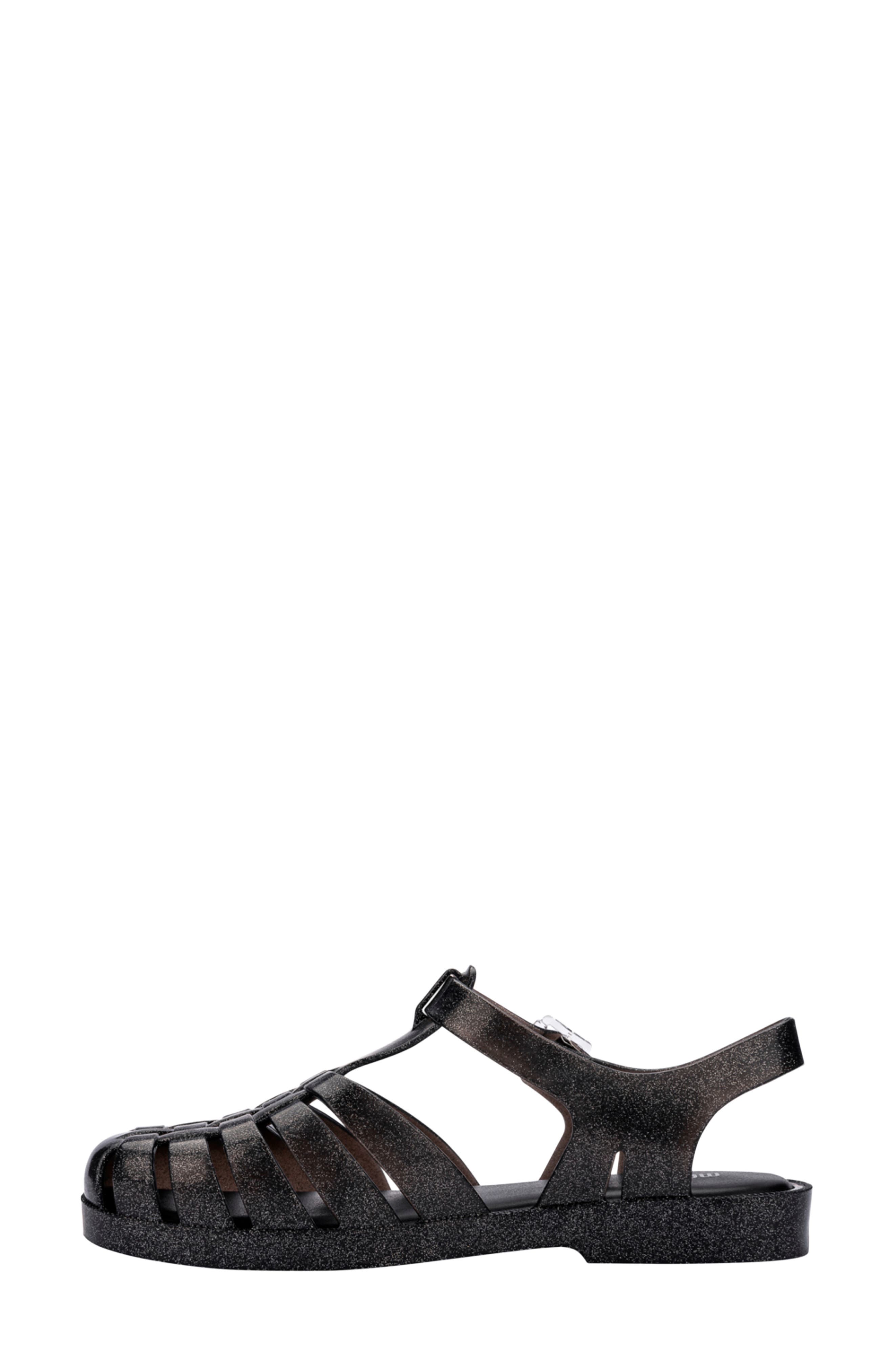Melissa Possession Glitter Jelly Fisherman Sandal, Alternate, color, 
