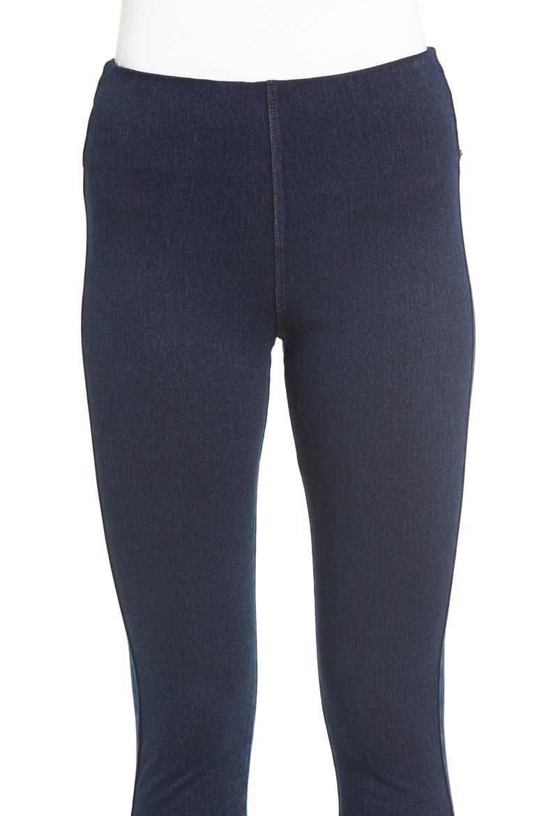 Lyssé Toothpick High Rise Crop Denim Leggings, Alternate, color, INDIGO