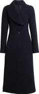 Alaïa Double Face Merino Wool Curved Coat