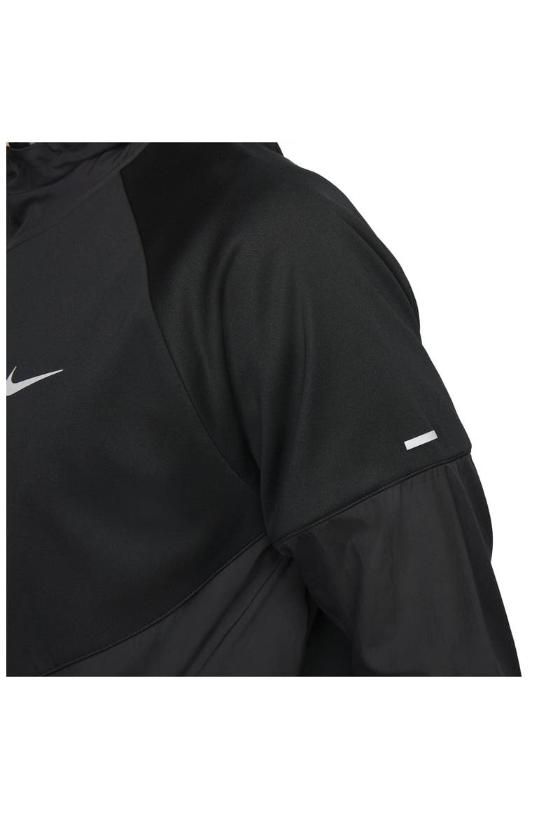Therma-FIT Repel Miler Running Jacket, Alternate, color, BLACK/ BLACK