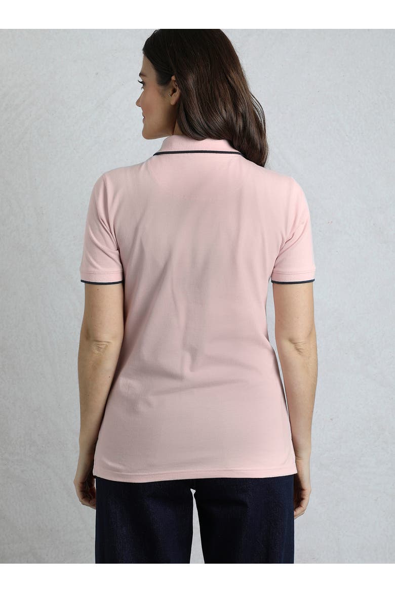 Pammie Pique Polo Shirt, Alternate, color, Pink