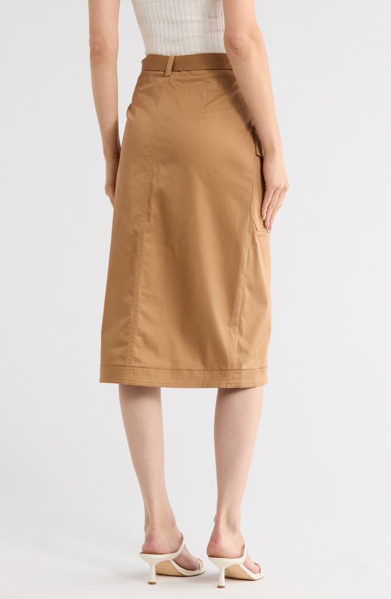 Veronica Beard Madeline Wrap Skirt, Alternate, color, Acorn