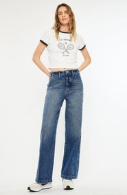 KanCan Sterling High Rise 90's Wide Leg Jeans