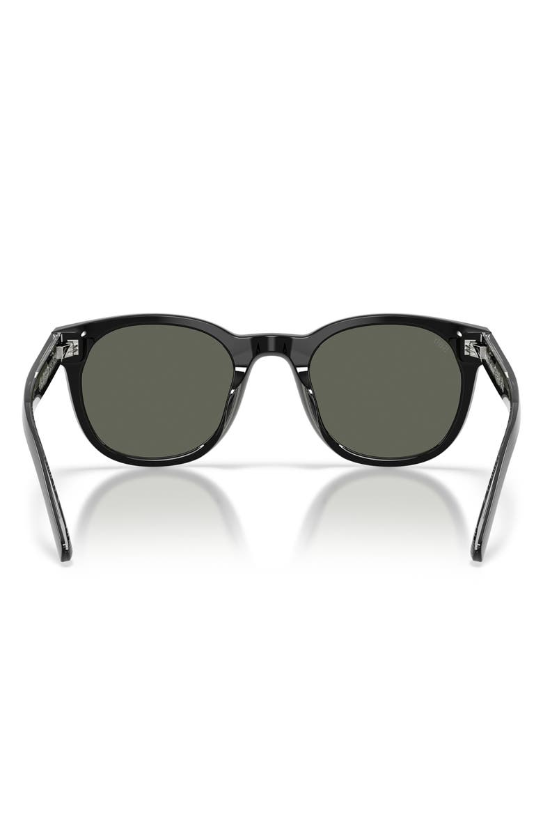 Costa Del Mar Middles 51mm Gradient Polarized Round Sunglasses, Alternate, color, Black / Gray