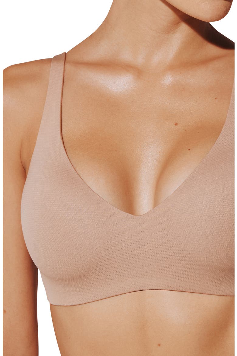 TempSync™ Wireless Plunge Bra, Alternate, color, TAUPE