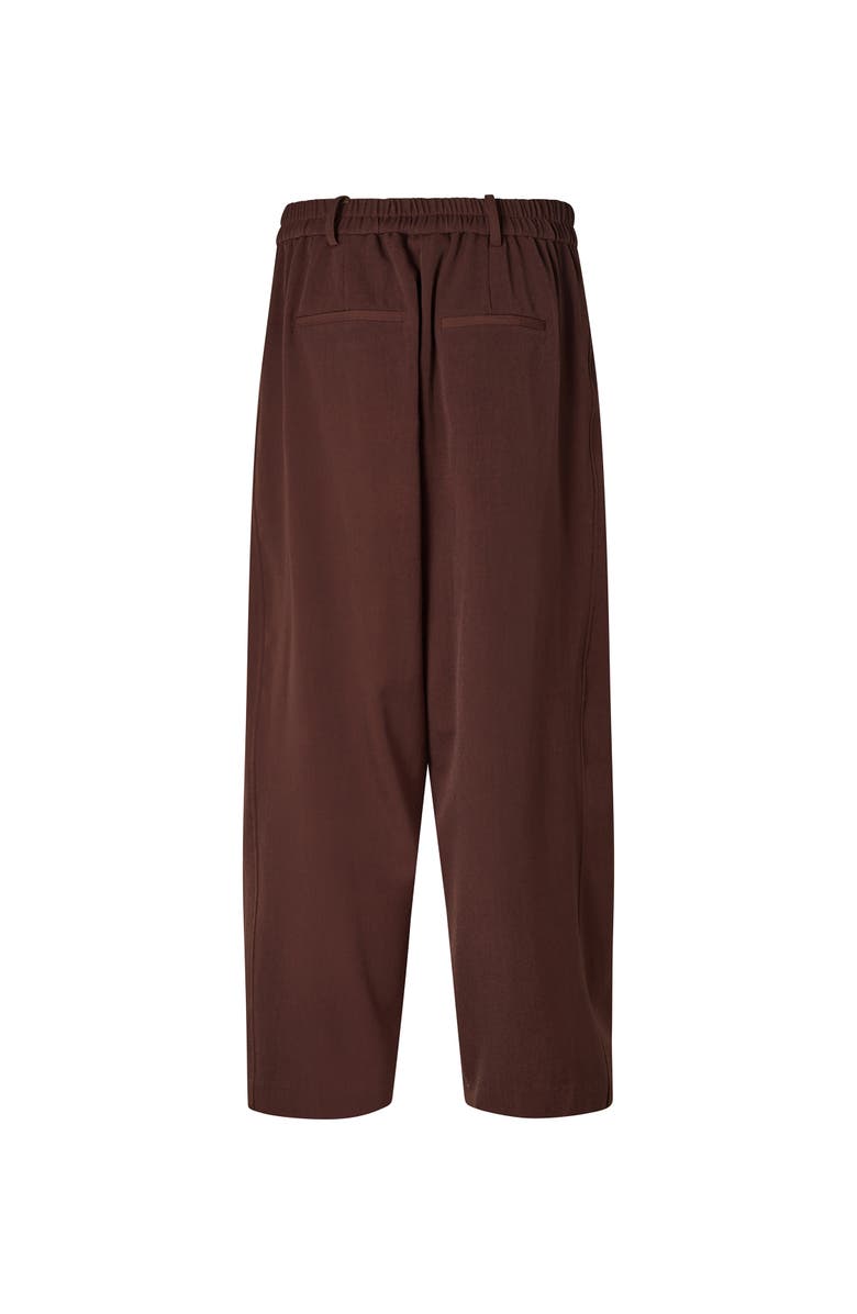 Masai Copenhagen MaPunna High Waisted Cropped Pants, Alternate, color, Sh. Chocolate