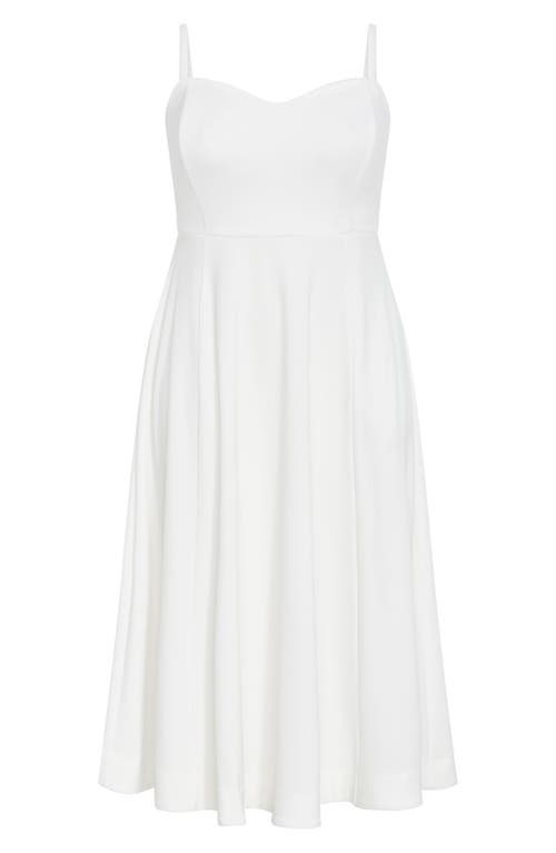 City Chic Pleated Sleeveless Maxi Dress
