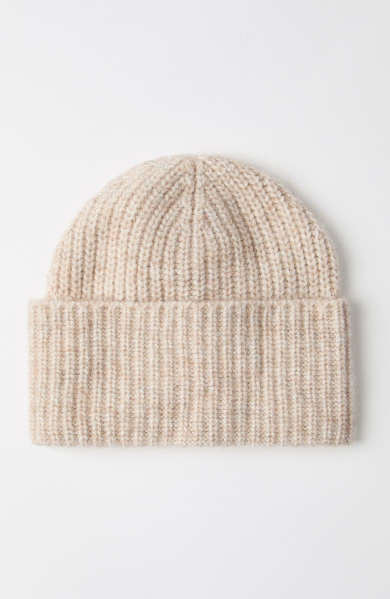 Brunello Cucinelli Virgin wool, alpaca and cashmere rib knit beanie, Alternate, color, 