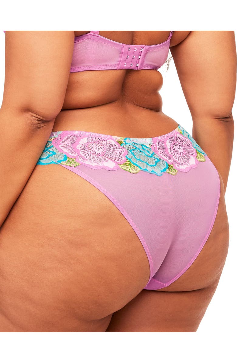 Adore Me Colete Hipster Panties, Alternate, color, Floral Pink