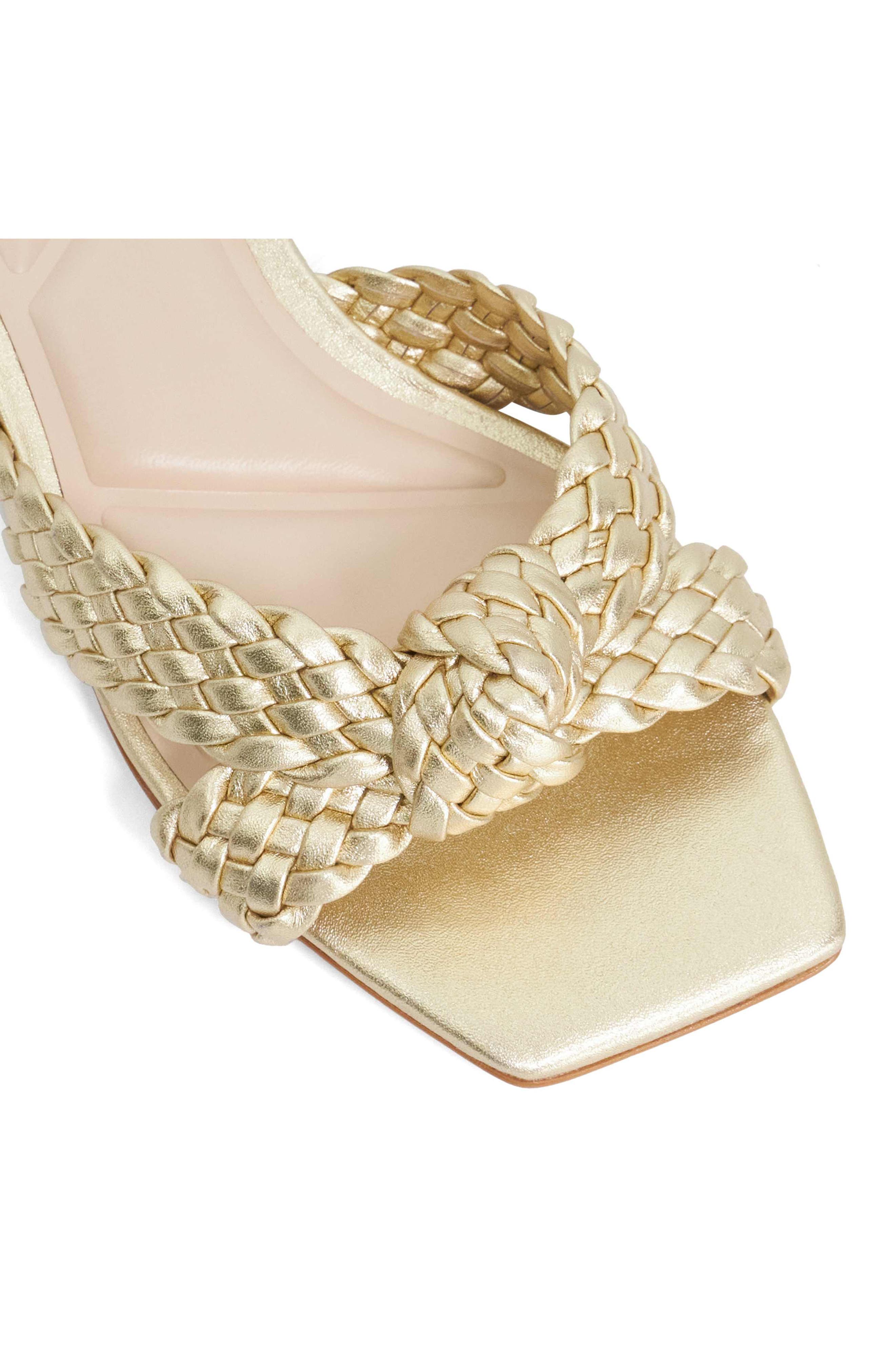 Lacees Block Heel Sandal, Alternate, color, GOLD