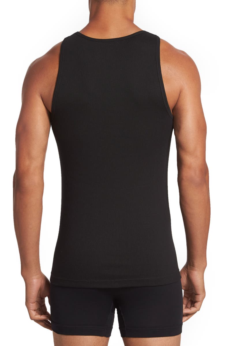 Calvin Klein Classic Fit 3-Pack Cotton Tank Top, Alternate, color,