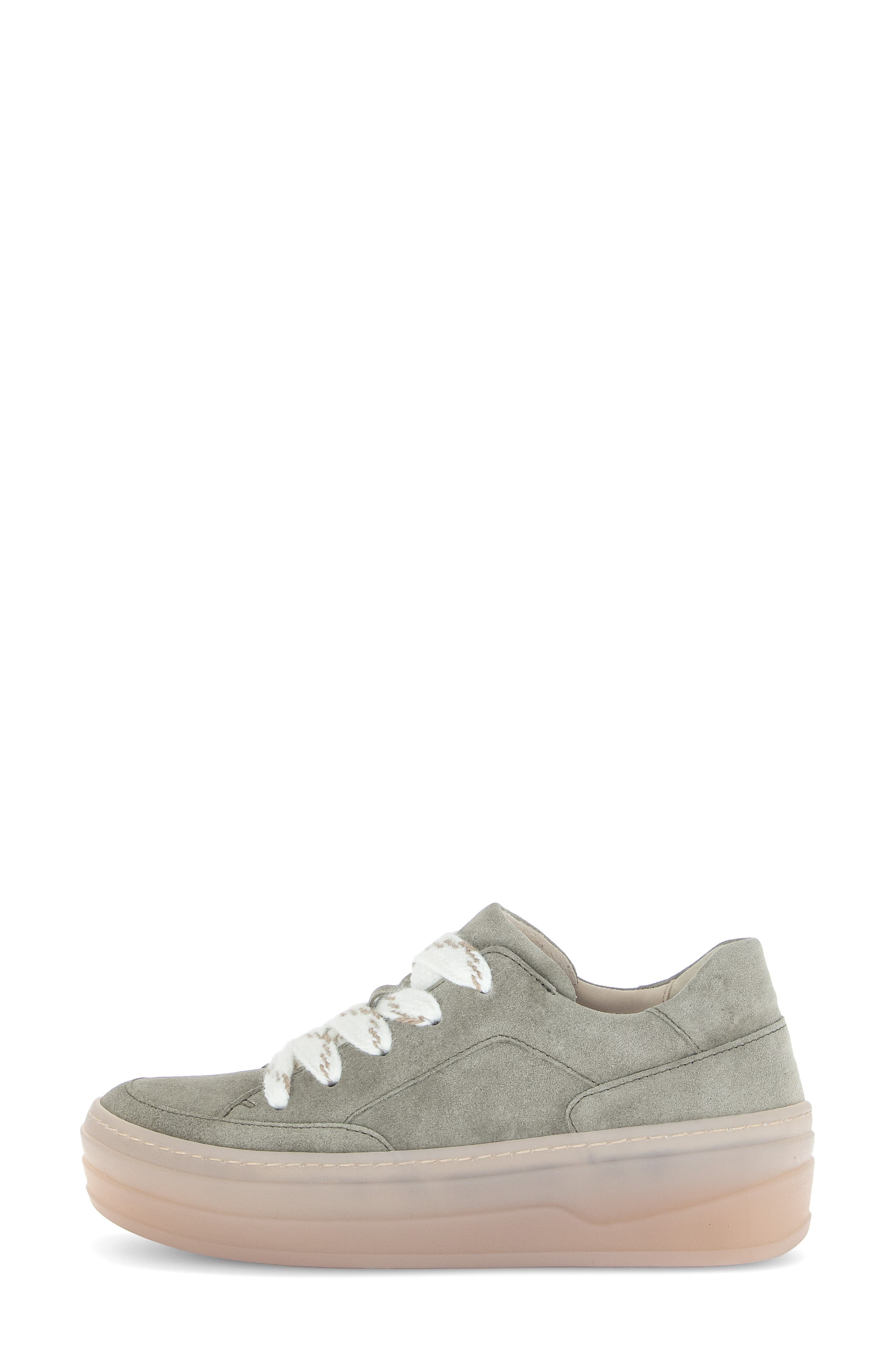 Gabor Platform Sneaker, Alternate, color, Salvia