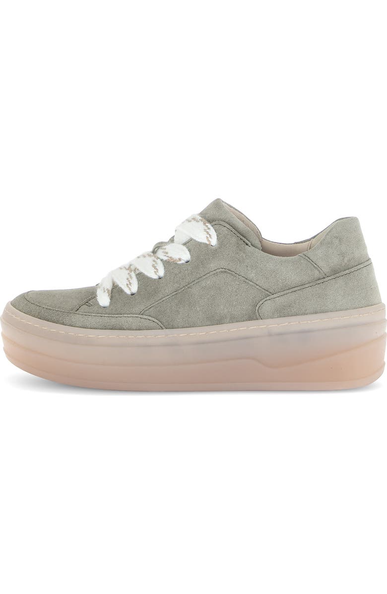 Gabor Platform Sneaker, Alternate, color, Salvia