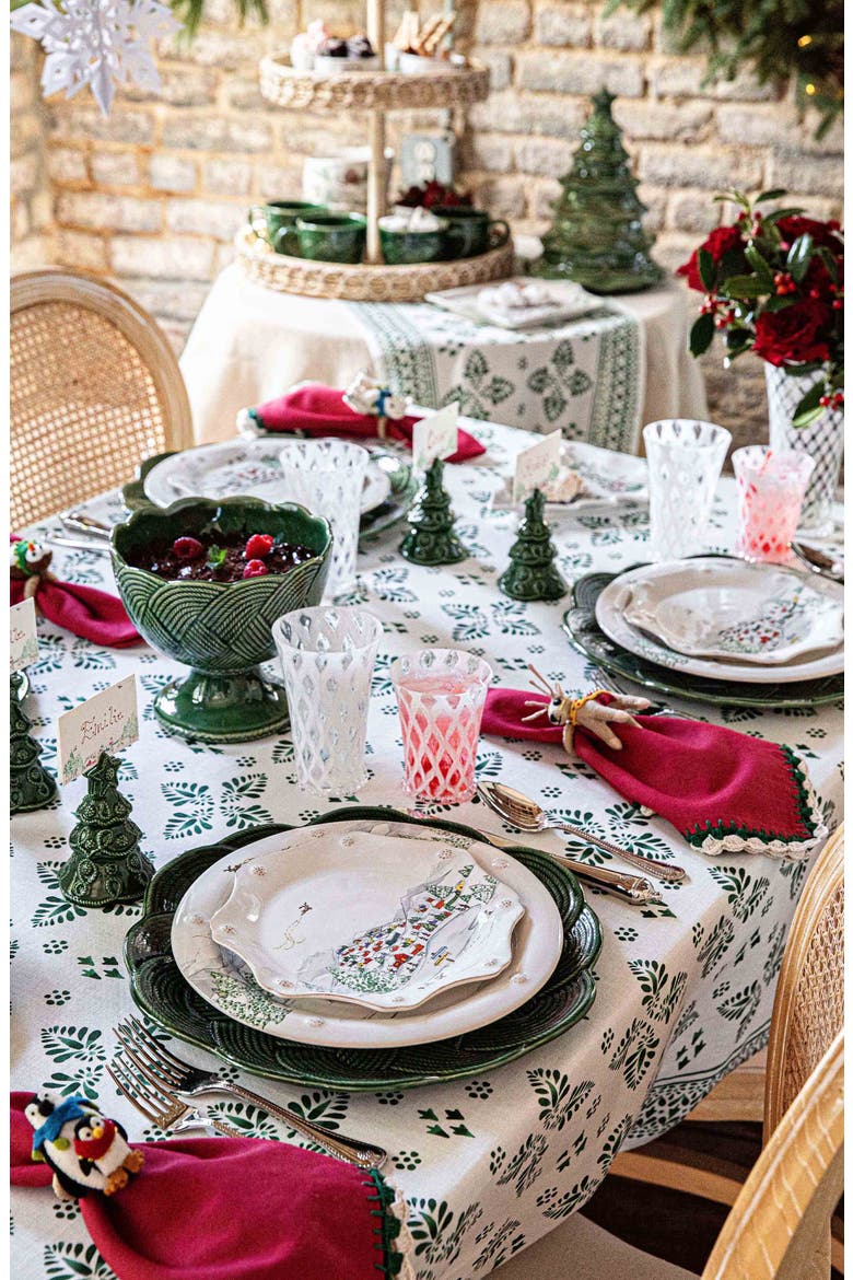 Le Panier Mystic Knot Charger Plate, Alternate, color, BASIL