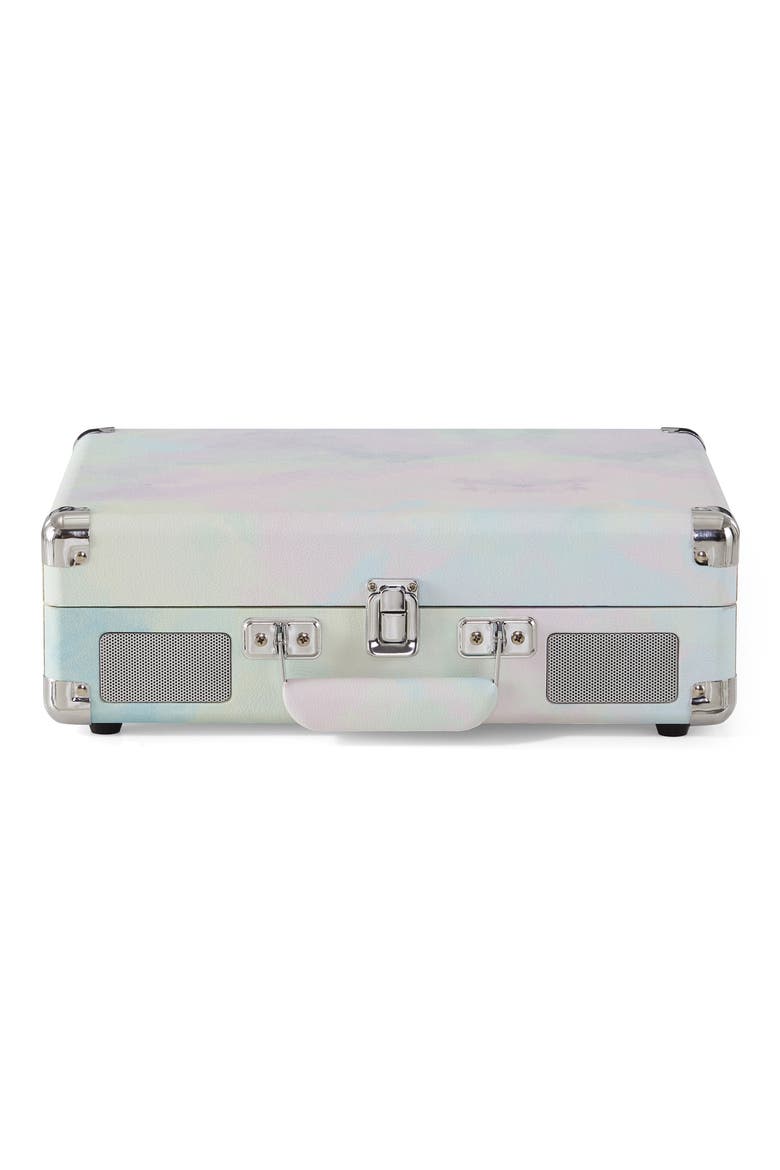 Cruiser Plus Bluetooth® Record Player, Alternate, color, GREEN WATERCOLOR