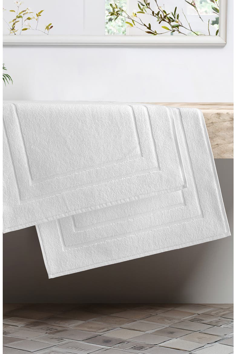 2-Pack Anovia Cotton Bath Mats, Alternate, color, WHITE