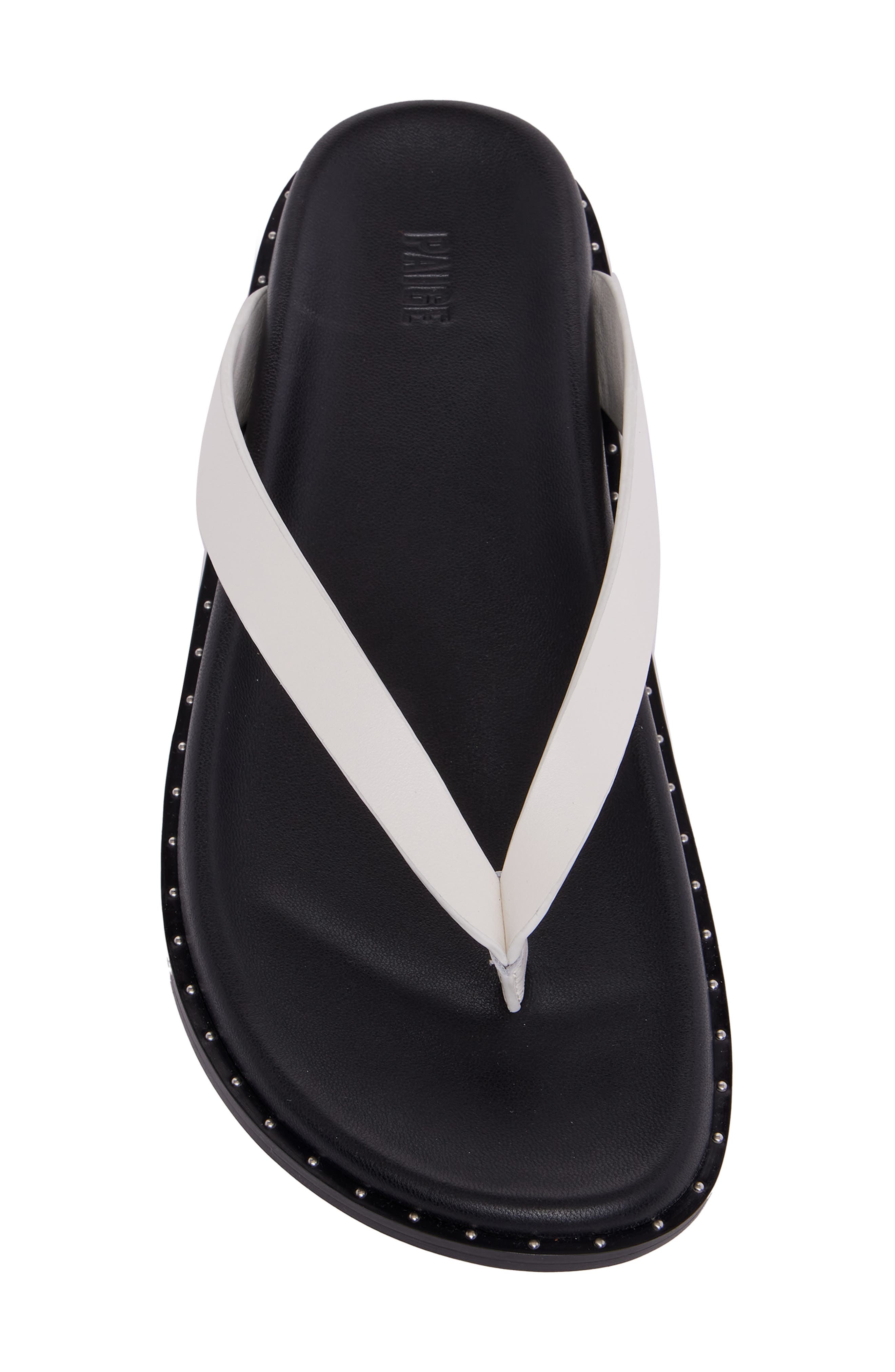 PAIGE Zadie Flip Flop, Alternate, color, Cream