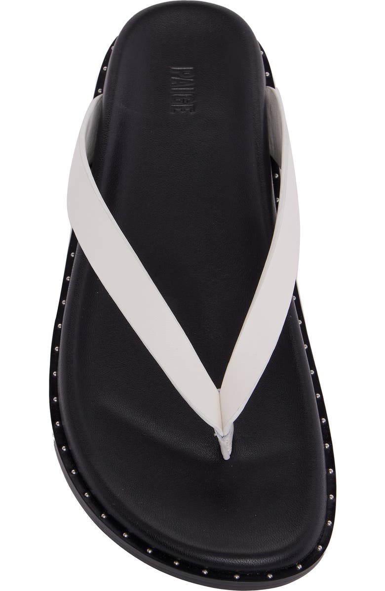 PAIGE Zadie Flip Flop, Alternate, color, Cream