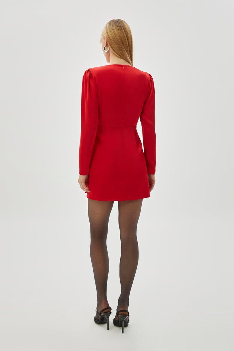 Braedon Mini Dress, Alternate, color, RED