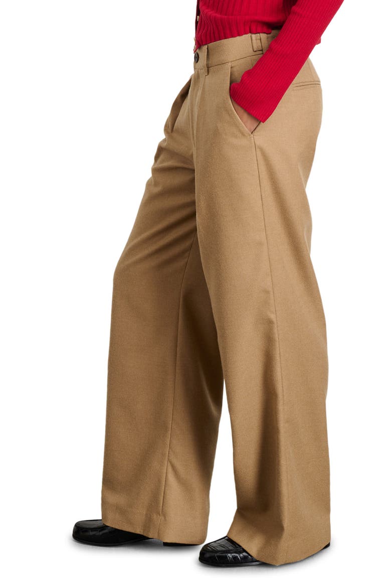 Soho Wide Leg Pants, Alternate, color, CAMEL