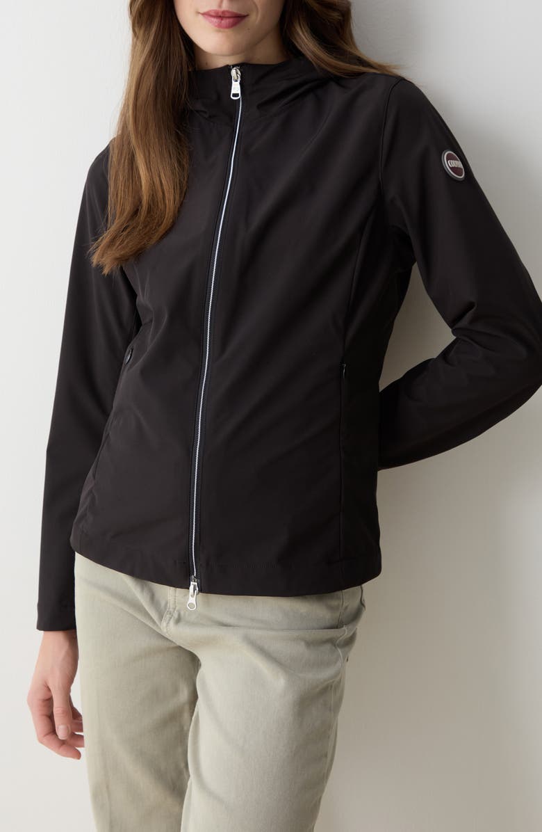 COLMAR New Futurity Water Repellent Hooded Rain Jacket, Main, color,