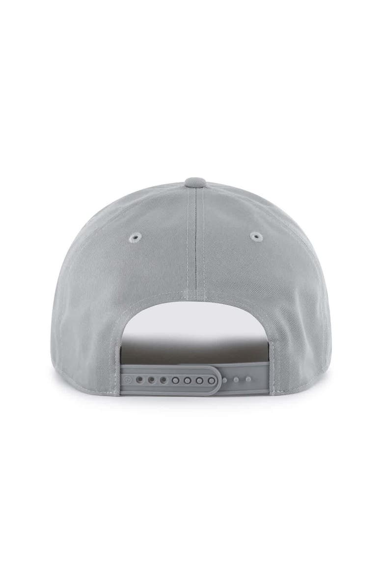 '47 Men's '47 Gray Ohio State Buckeyes Contemporary Basics Foundational Rope Hitch Adjustable Hat, Alternate, color, 