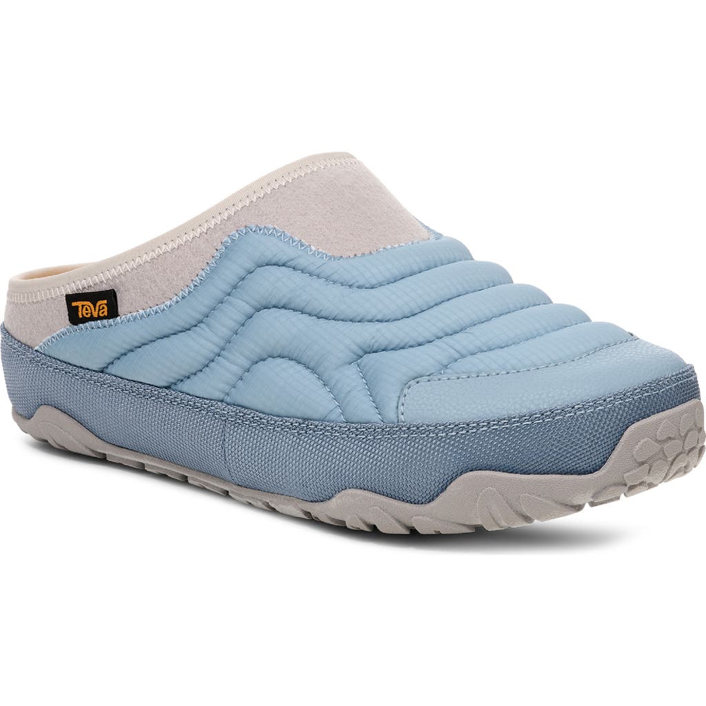Teva Reember Terrain Quilted Water Repellent Mule In Blue