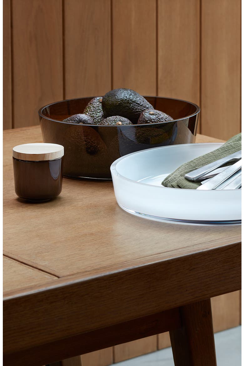 Collective Glass Bowl, Alternate, color, BROWN/ MOCHA