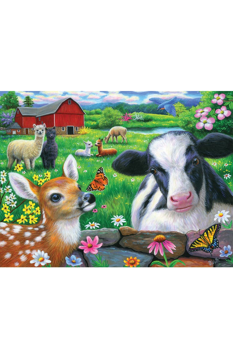 Sunsout Friends in the Field 500 piece Jigsaw Puzzle for Adults, Alternate, color, Multicolor