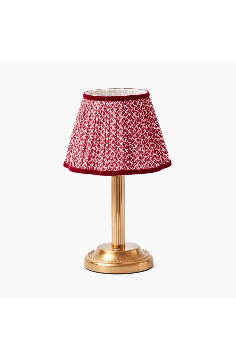Mrs. Alice Corinthian Rechargeable Lamp, Alternate, color, Red
