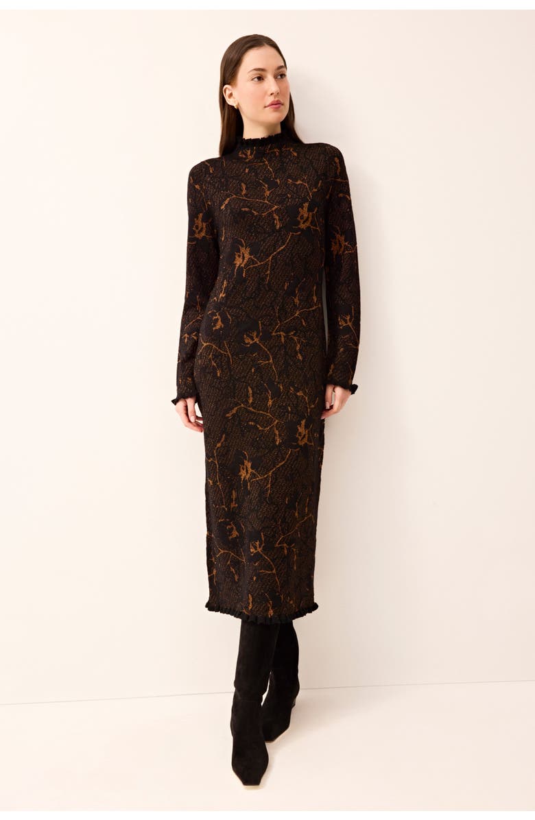 Marie Oliver Calloway Dress, Alternate, color, Nightgold