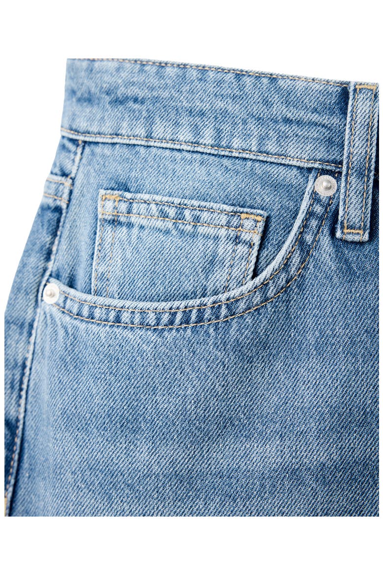 Matilda Mid Rise Straight Leg Jeans, Alternate, color, LIGHT MEDIUM BLUE