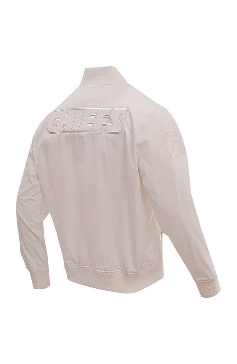 PRO STANDARD Men's Pro Standard Cream Kansas City Chiefs Neutral Full-Zip Jacket, Alternate, color, Cream