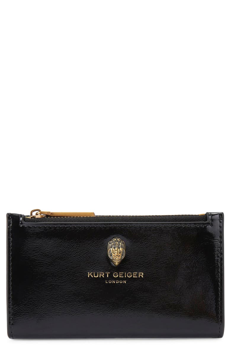 Kurt Geiger London Bond Leather Bifold Wallet, Main, color, Black
