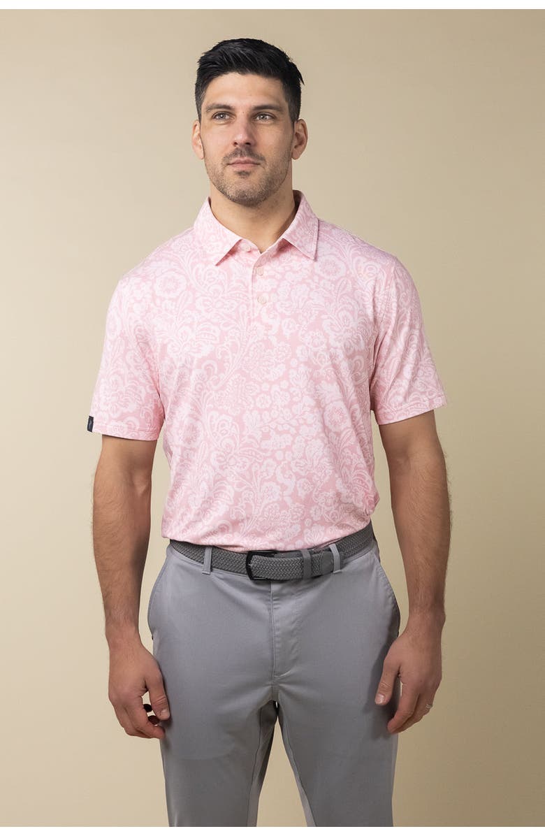 ASHWORTH GOLF Tapestry Polo, Alternate, color, Blush