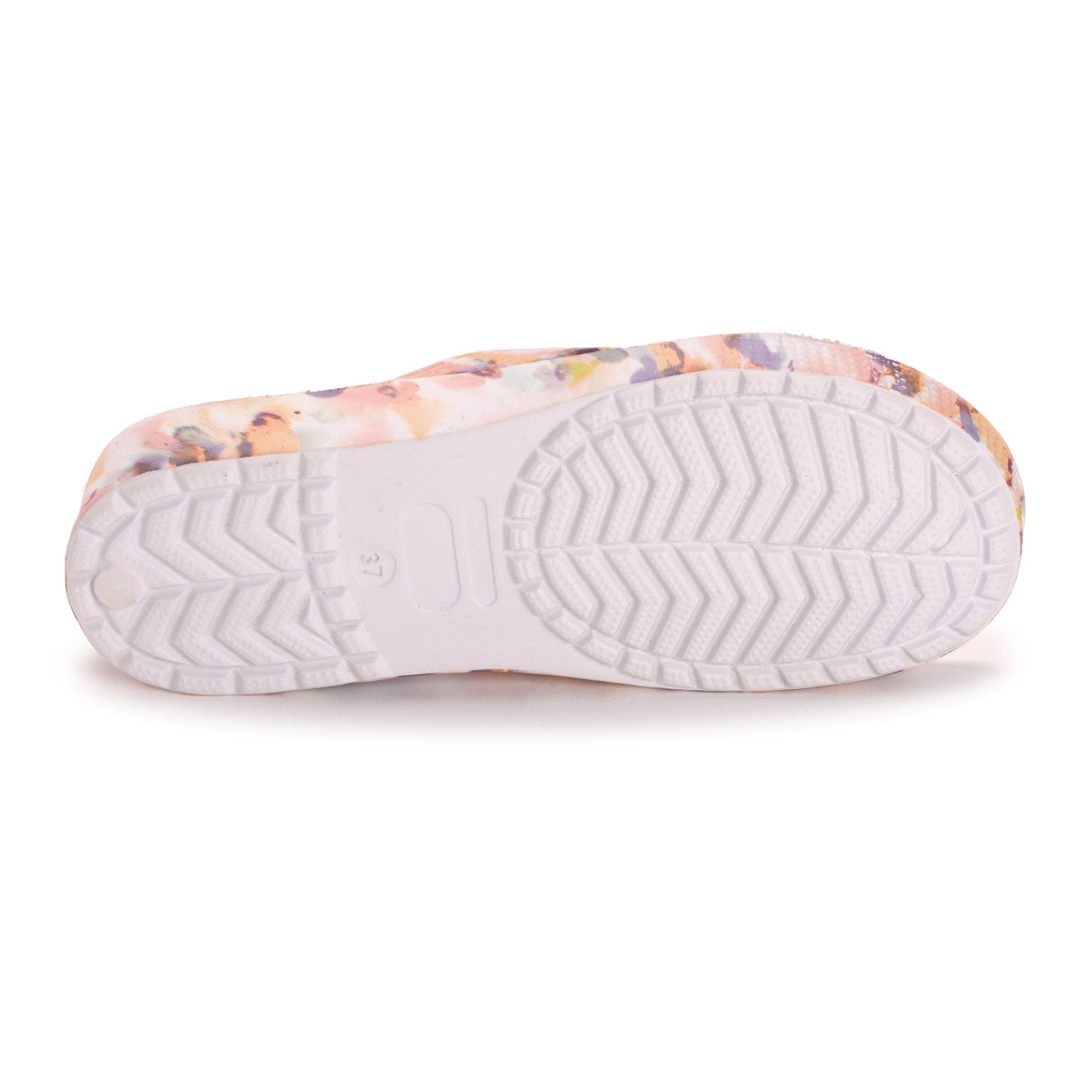 Spa Day Sandal, Alternate, color, Watercolor Floral