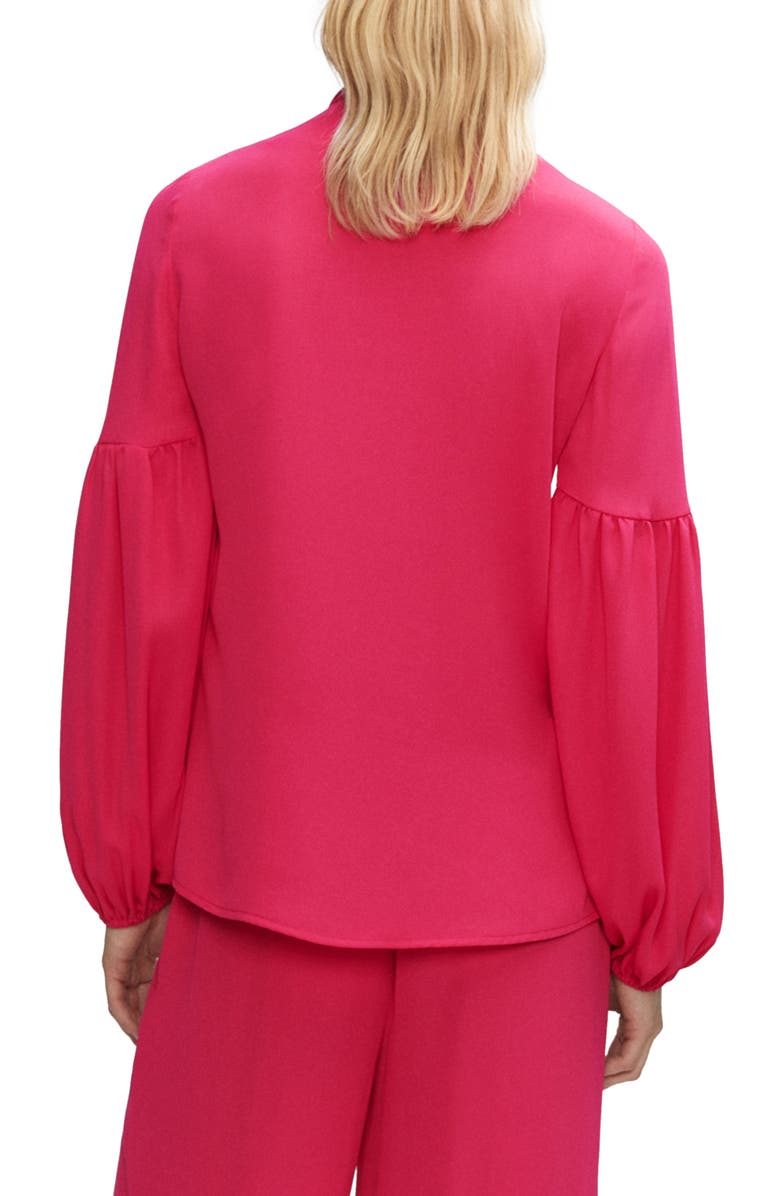 MANGO Balloon Sleeve Top, Alternate, color, Fuchsia