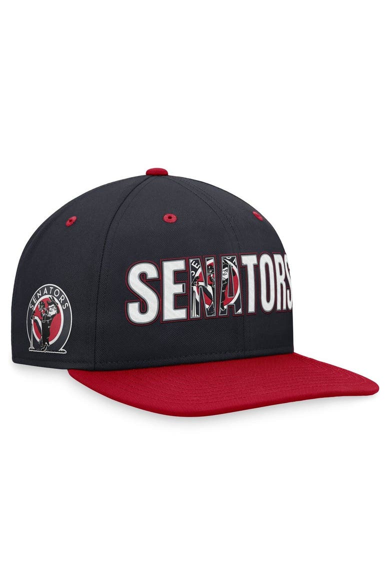 Men's Nike Navy Washington Senators Cooperstown Collection Pro Snapback Hat, Main, color, Navy