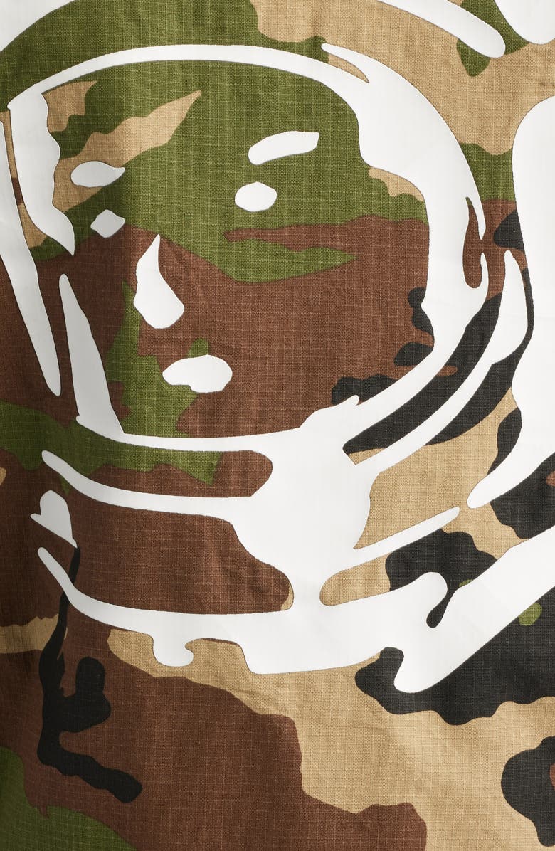 Billionaire Boys Club BB Starcast Camo Cotton Ripstop Jacket, Alternate, color, Kelp