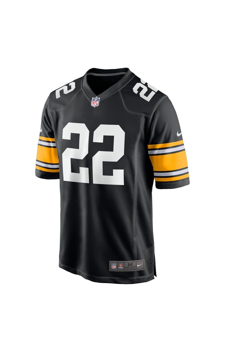 Nike Men's Nike Najee Harris Black Pittsburgh Steelers Home Player Game Jersey, Alternate, color, 